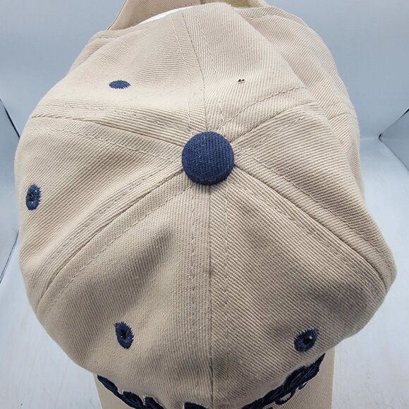 Los Angeles Zoo Embroidered Baseball Cap Beige Blue Adjustable J Hats - Picture 9 of 9